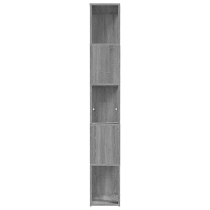 Libreria Grigio Sonoma 45x24x160 cm in Legno Multistrato | homemem39