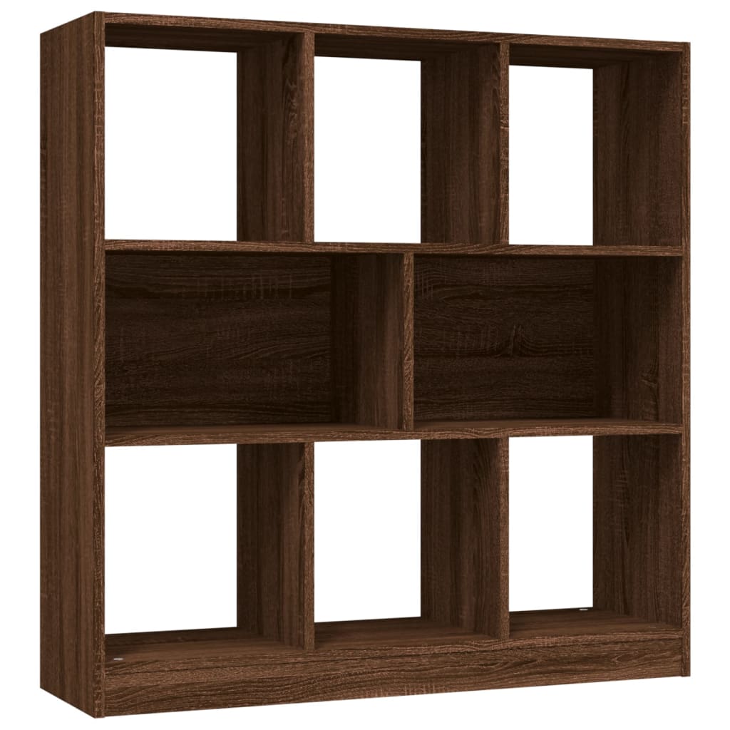 Libreria Rovere Marrone 97,5x29,5x100 cm in Legno Multistrato | homemem39