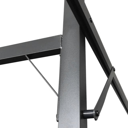 Pergola con Tetto Retrattile Antracite 395x292x230 cm | homemem39