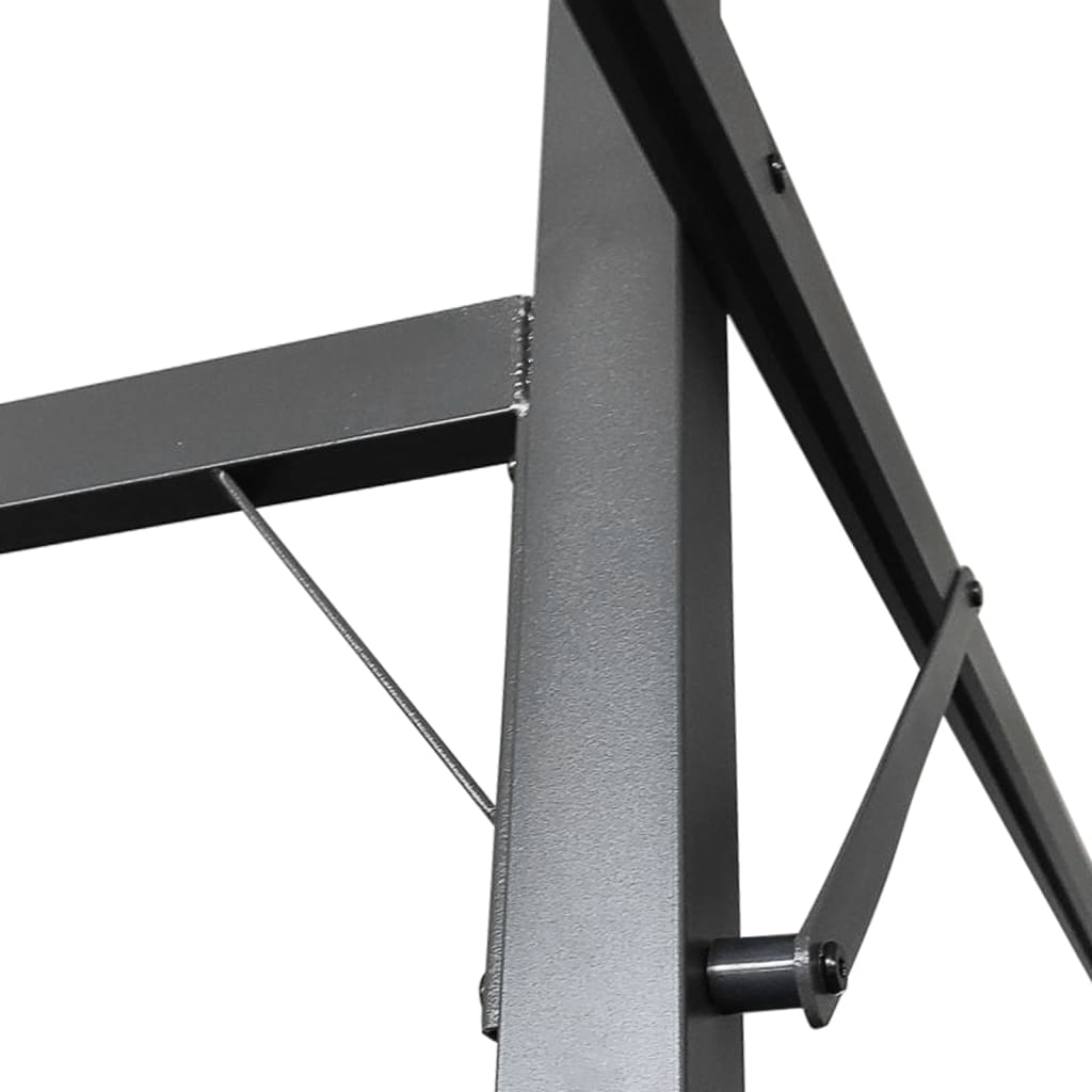 Pergola con Tetto Retrattile Antracite 589x292x230 cm | homemem39