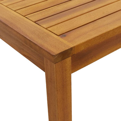 Tavolo da Giardino 110x55x67 cm Legno Massello d'Acacia