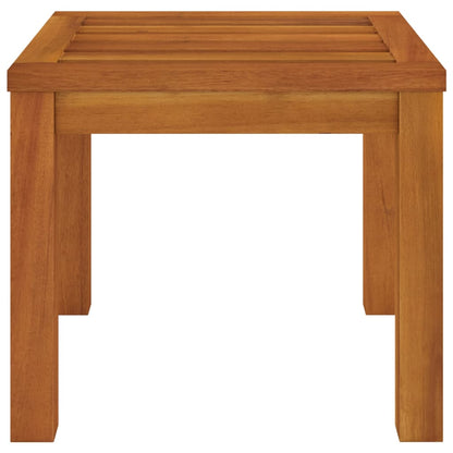 Sgabelli da Giardino con Cuscini 2pz 40x40x42cm Massello Acacia | homemem39