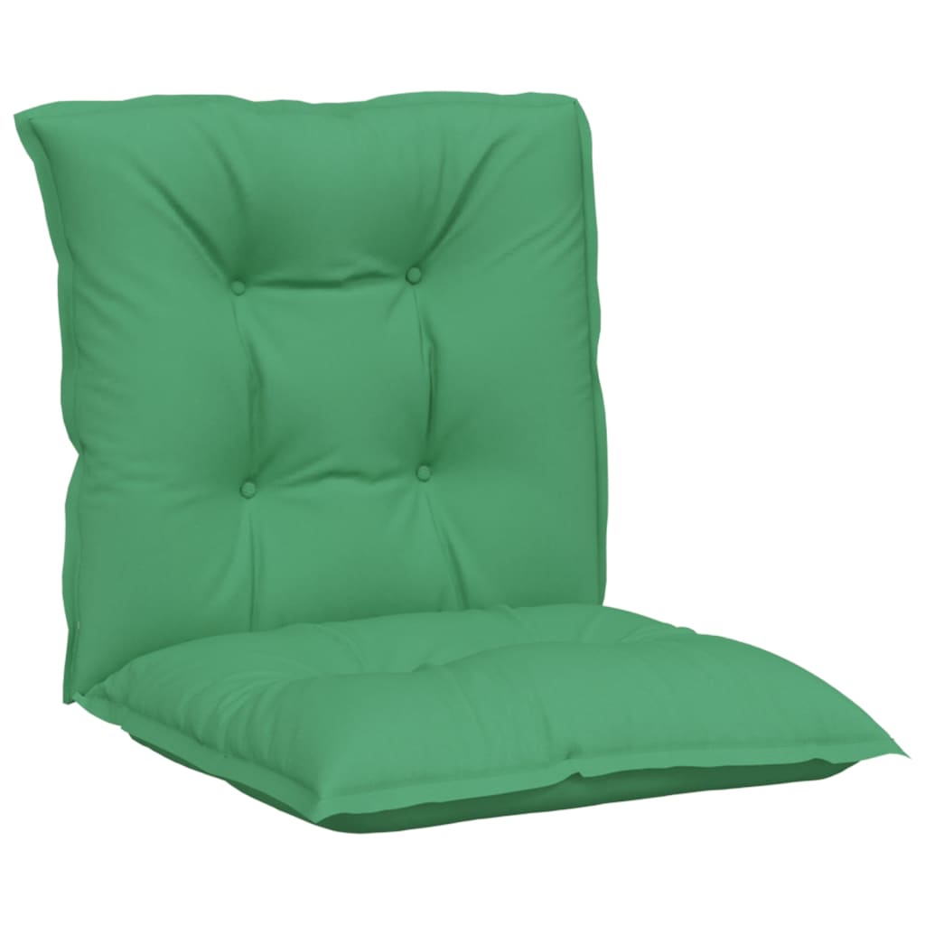 Cuscini per Sedia da Giardino 2 pz Verdi 100x50x7 cm in Tessuto | homemem39