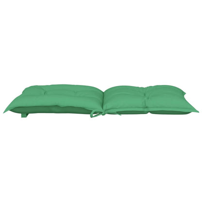 Cuscini per Sedia da Giardino 2 pz Verdi 100x50x7 cm in Tessuto | homemem39