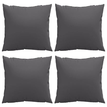 Cuscini per Divano 4 pz Antracite 40x40 cm in Tessuto | homemem39