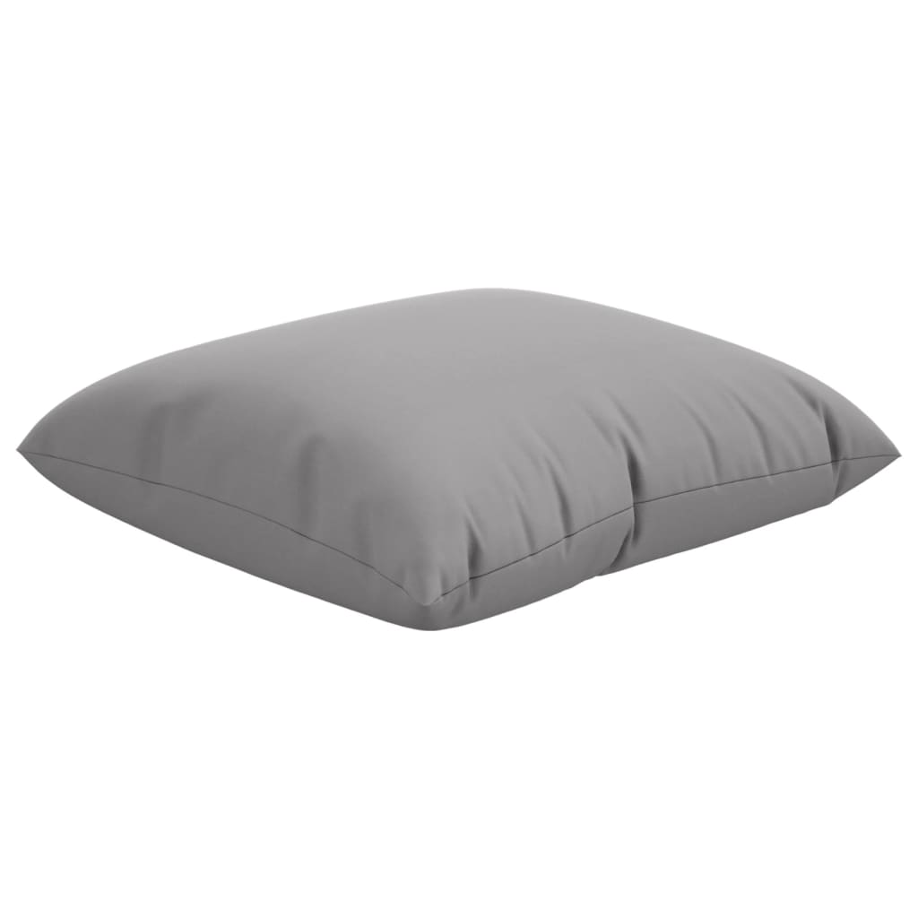 Cuscini per Divano 4 pz Grigio 40x40 cm in Tessuto | homemem39