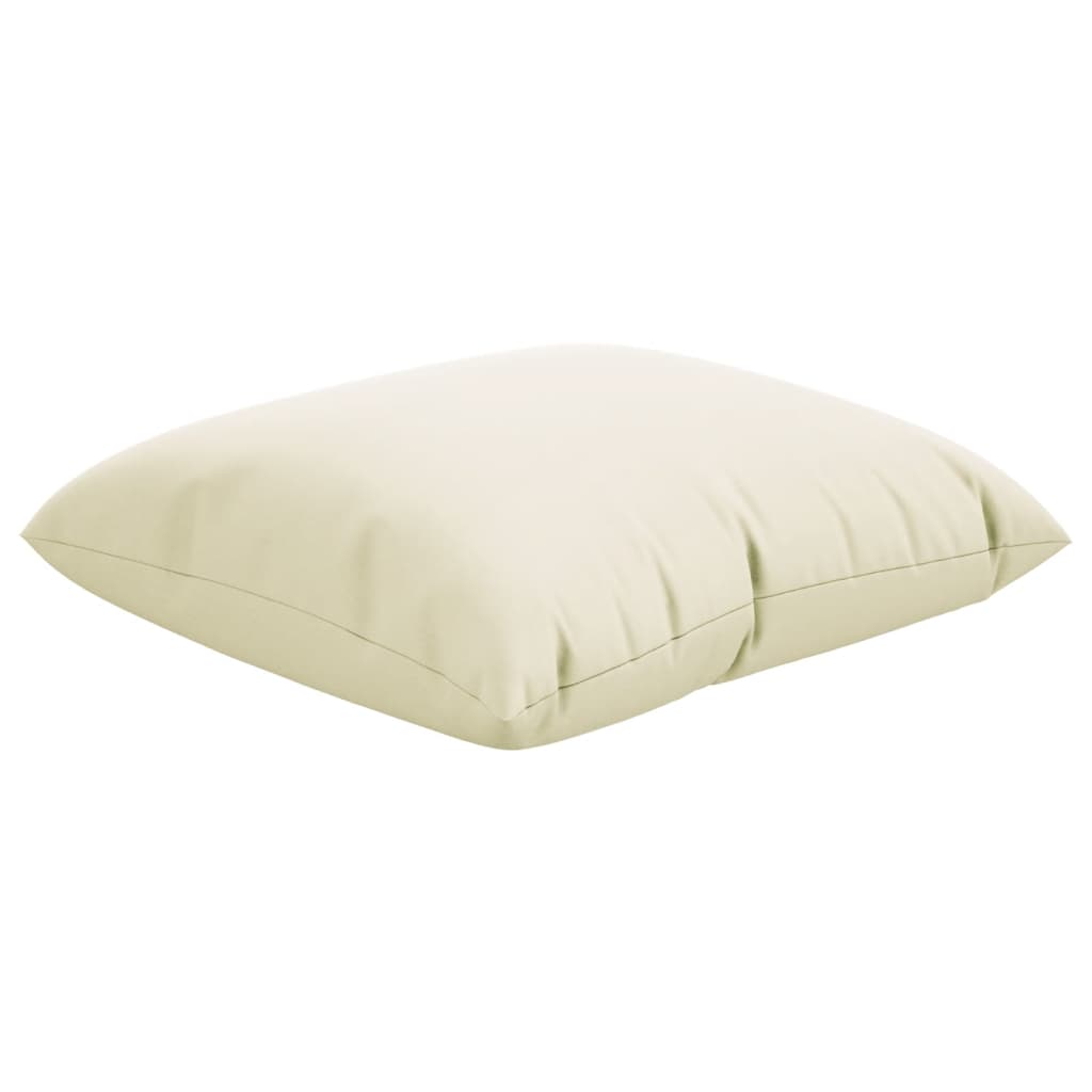 Cuscini per Divano 4 pz Crema 40x40 cm in Tessuto | homemem39