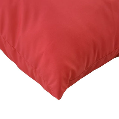 Cuscini per Divano 4 pz Rossi 40x40 cm in Tessuto