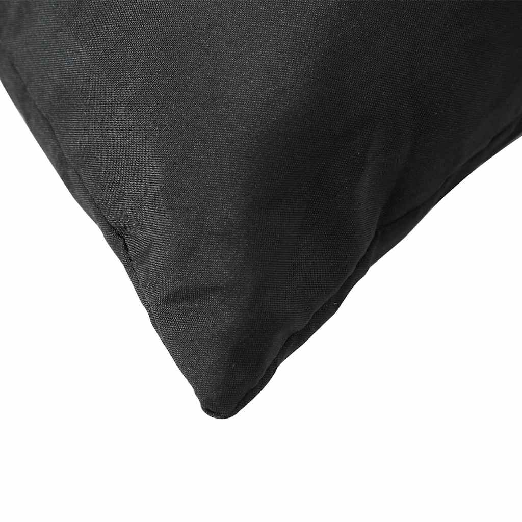 Cuscini per Divano 4 pz Neri 40x40 cm in Tessuto | homemem39