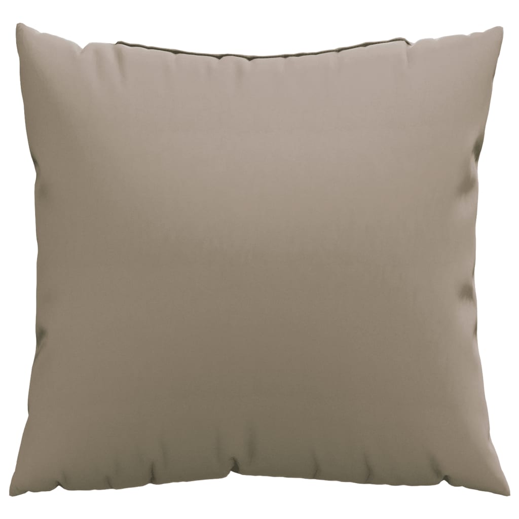 Cuscini per Divano 4 pz Tortora 40x40 cm in Tessuto | homemem39