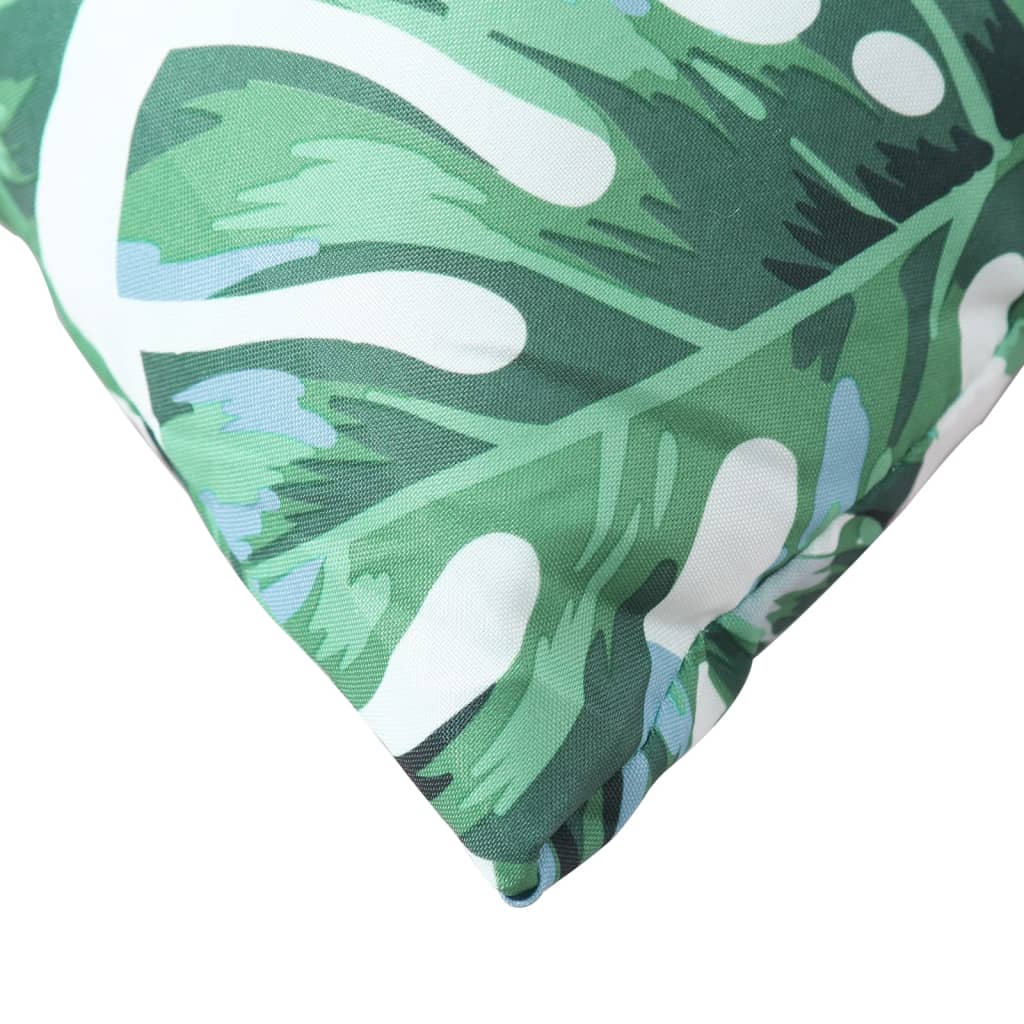 Cuscini per Divano 4 pz Motivo a Foglie 40x40 cm in Tessuto | homemem39