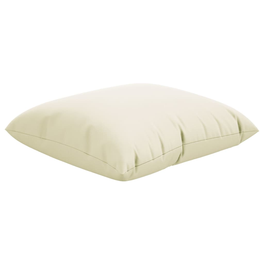 Cuscini per Divano 4 pz Crema 50x50 cm in Tessuto | homemem39