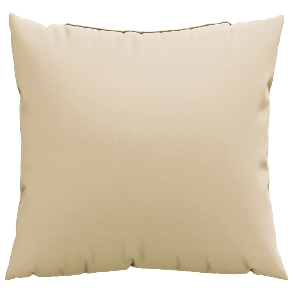 Cuscini per Divano 4 pz Beige 50x50 cm in Tessuto | homemem39
