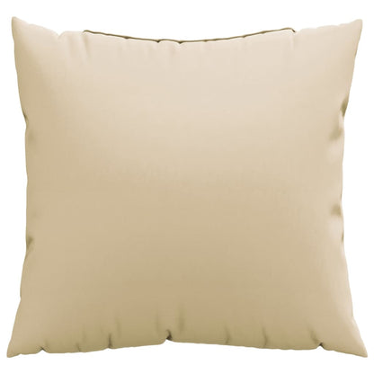 Cuscini per Divano 4 pz Beige 50x50 cm in Tessuto | homemem39