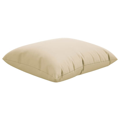Cuscini per Divano 4 pz Beige 50x50 cm in Tessuto | homemem39