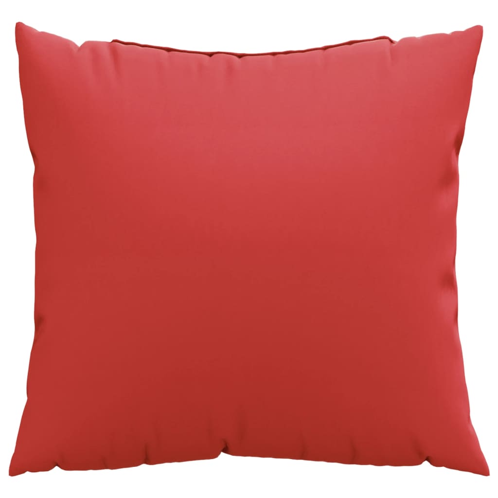 Cuscini per Divano 4 pz Rossi 50x50 cm in Tessuto | homemem39
