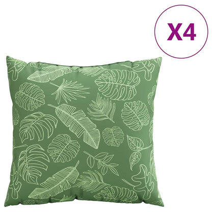 Cuscini Scatter Foglia 4 pcs Motivo Foglia 50 x 50 cm | homemem39