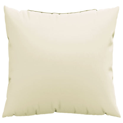 Cuscini per Divano 4 pz Crema 60x60 cm in Tessuto
