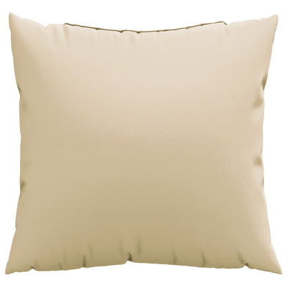 Cuscini per Divano 4 pz Beige 60x60 cm in Tessuto | homemem39