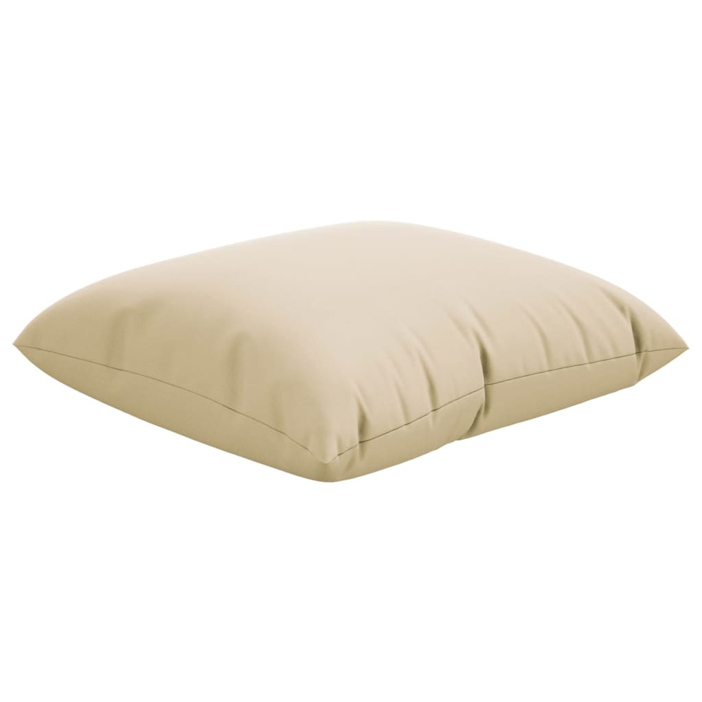 Cuscini per Divano 4 pz Beige 60x60 cm in Tessuto | homemem39