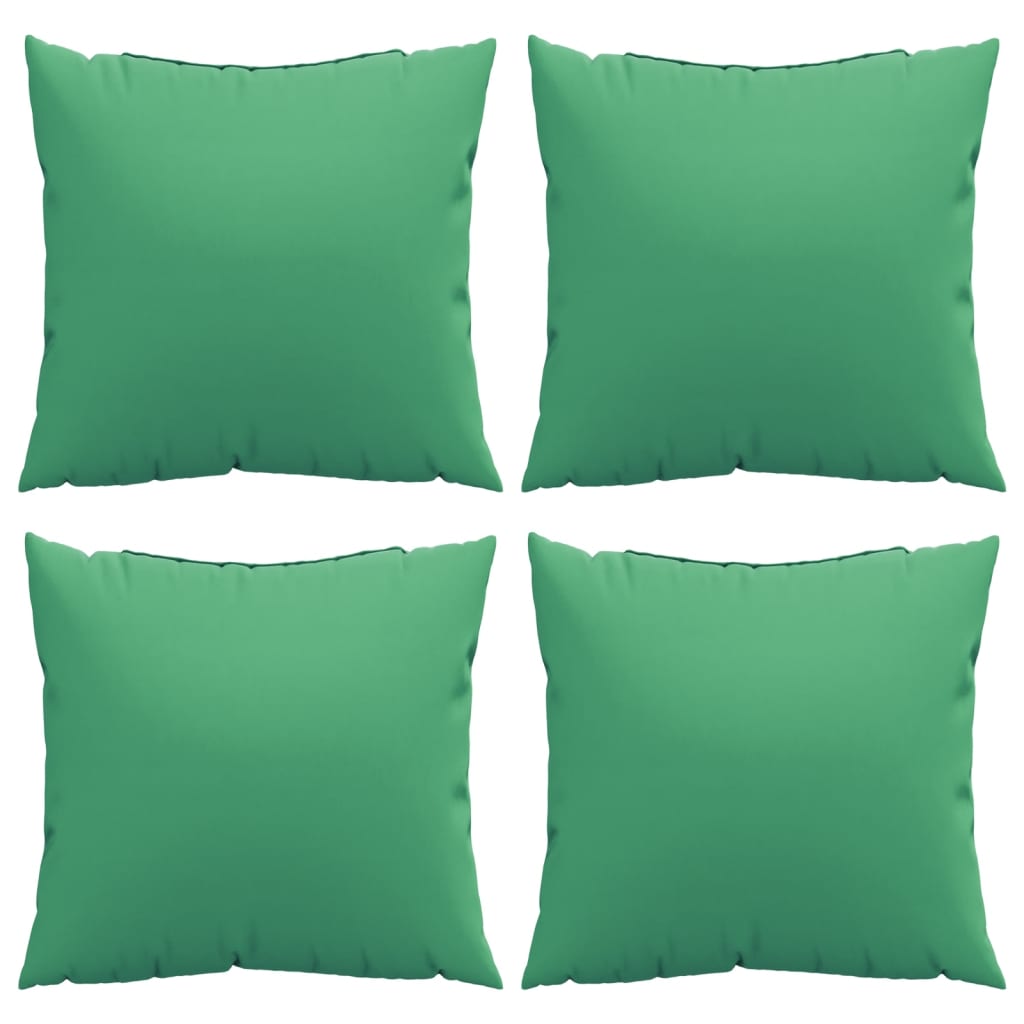 Cuscini per Divano 4 pz Verdi 60x60 cm in Tessuto | homemem39