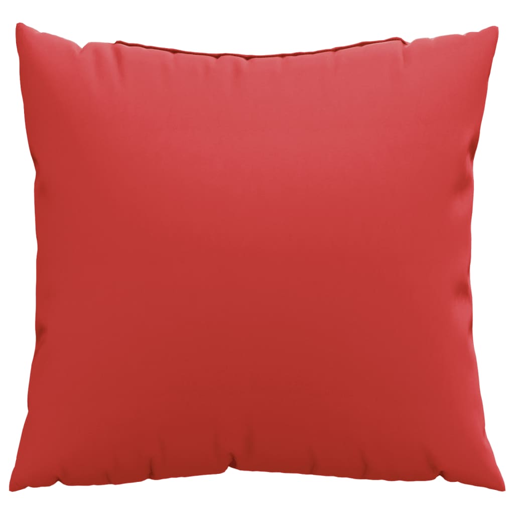 Cuscini per Divano 4 pz Rossi 60x60 cm in Tessuto | homemem39