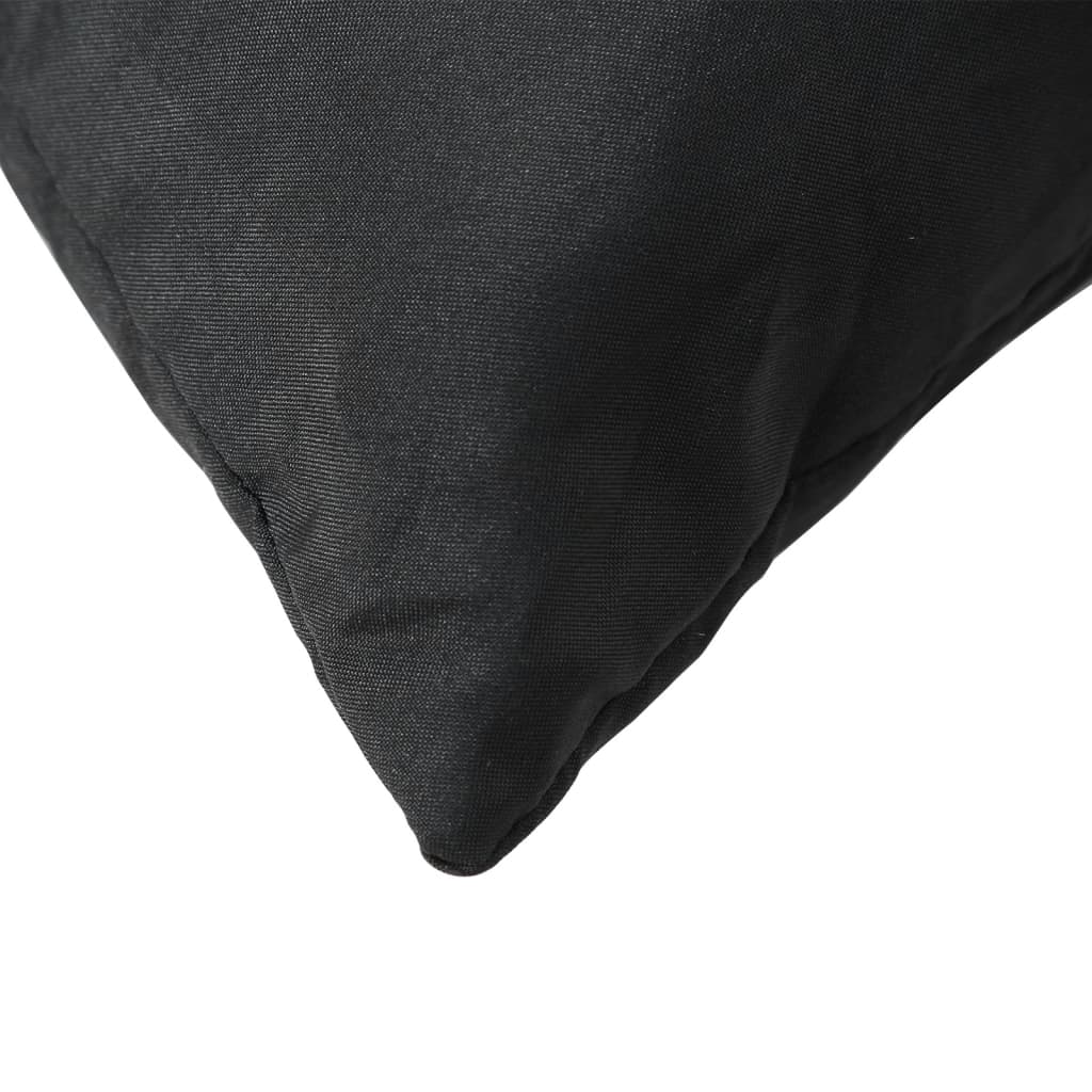Cuscini per Divano 4 pz Neri 60x60 cm in Tessuto | homemem39