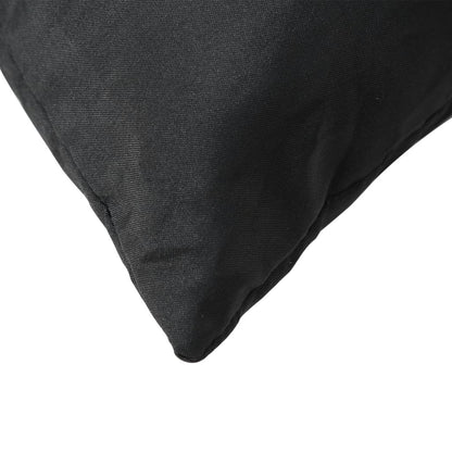 Cuscini per Divano 4 pz Neri 60x60 cm in Tessuto | homemem39