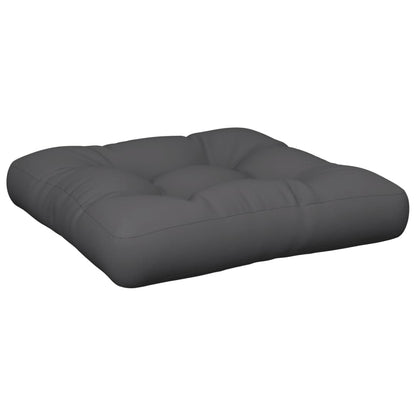 Cuscino per Pallet Antracite 50x50x12 cm in Tessuto