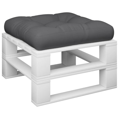 Cuscino per Pallet Antracite 50x50x12 cm in Tessuto