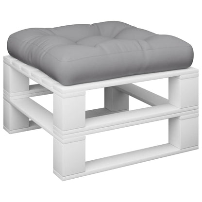 Cuscino per Pallet Grigio 50x50x12 cm in Tessuto | homemem39