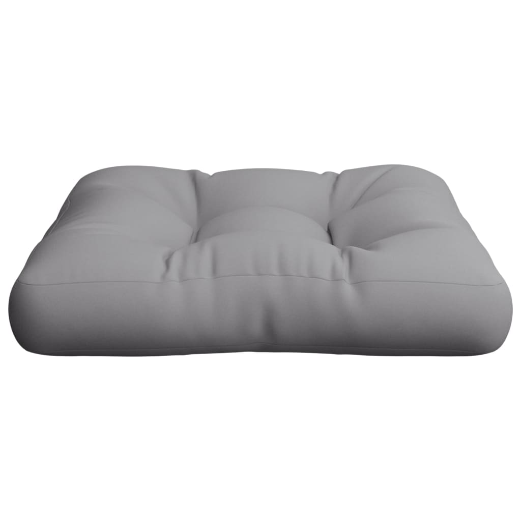Cuscino per Pallet Grigio 50x50x12 cm in Tessuto | homemem39
