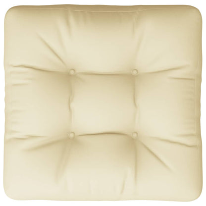 Cuscino per Pallet Crema 50x50x12 cm in Tessuto | homemem39