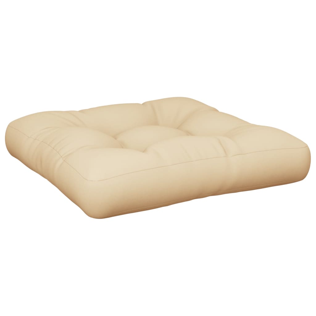 Cuscino per Pallet Beige 50x50x12 cm in Tessuto | homemem39