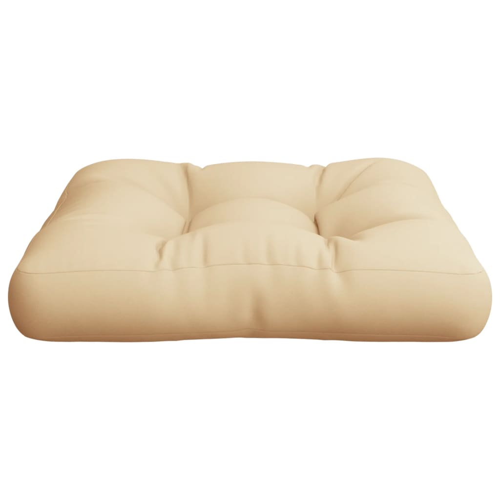 Cuscino per Pallet Beige 50x50x12 cm in Tessuto | homemem39