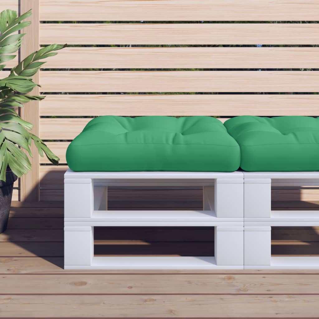 Cuscino per Pallet Verde 50x50x12 cm in Tessuto | homemem39