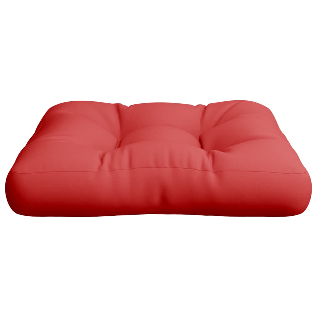 Cuscino per Pallet Rosso 50x50x12 cm in Tessuto | homemem39