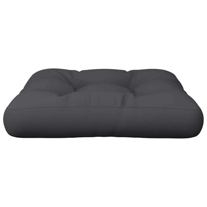 Cuscino per Pallet Nero 50x50x12 cm in Tessuto