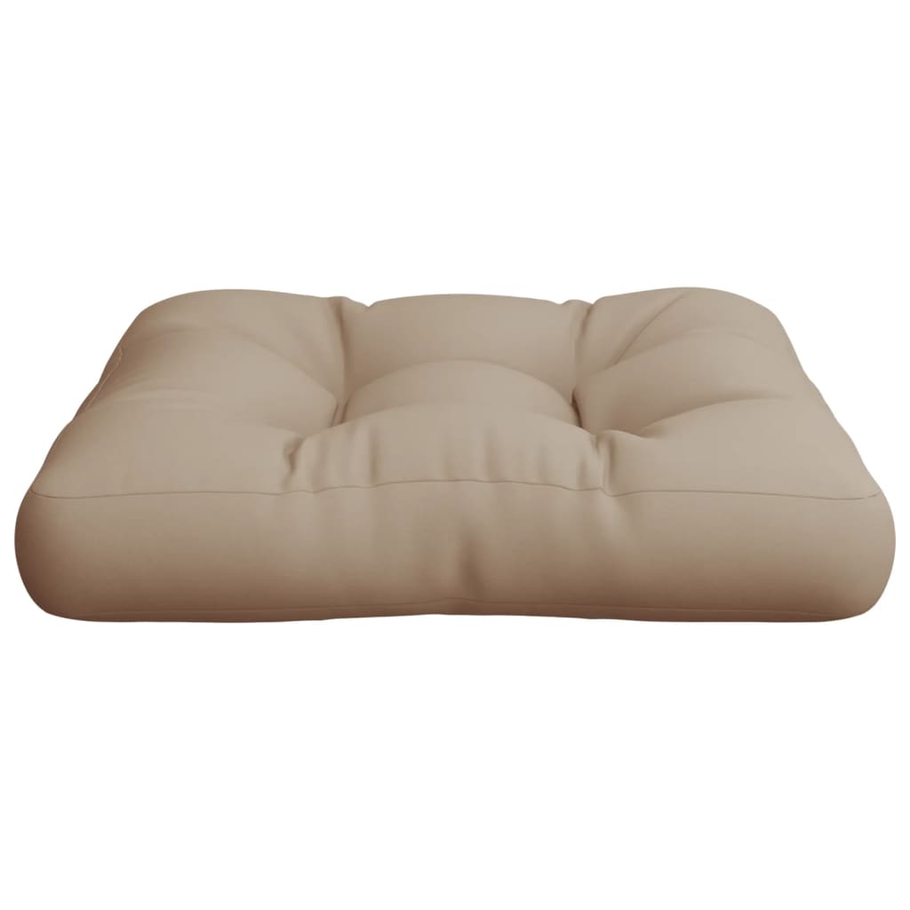 Cuscino per Pallet Tortora 50x50x12 cm in Tessuto | homemem39