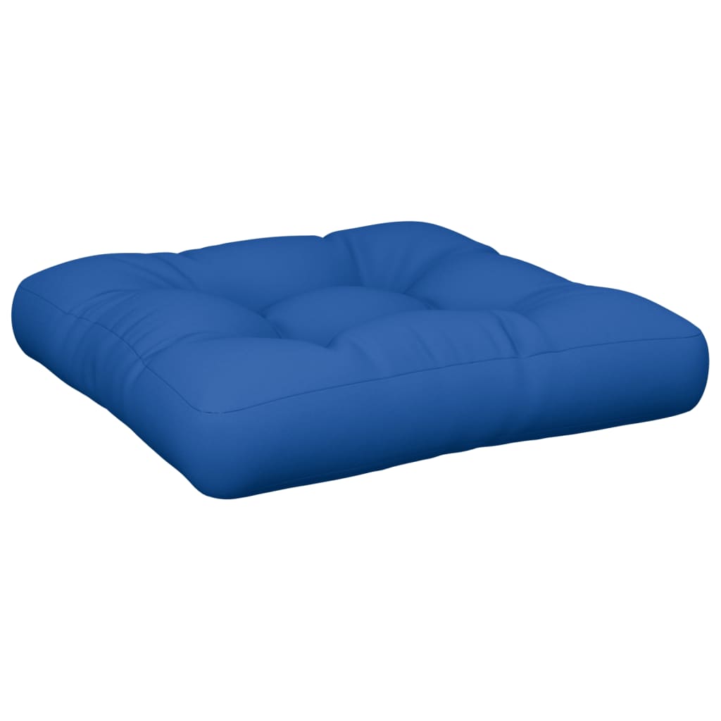 Cuscino per Pallet Blu Reale 50x50x12 cm in Tessuto | homemem39