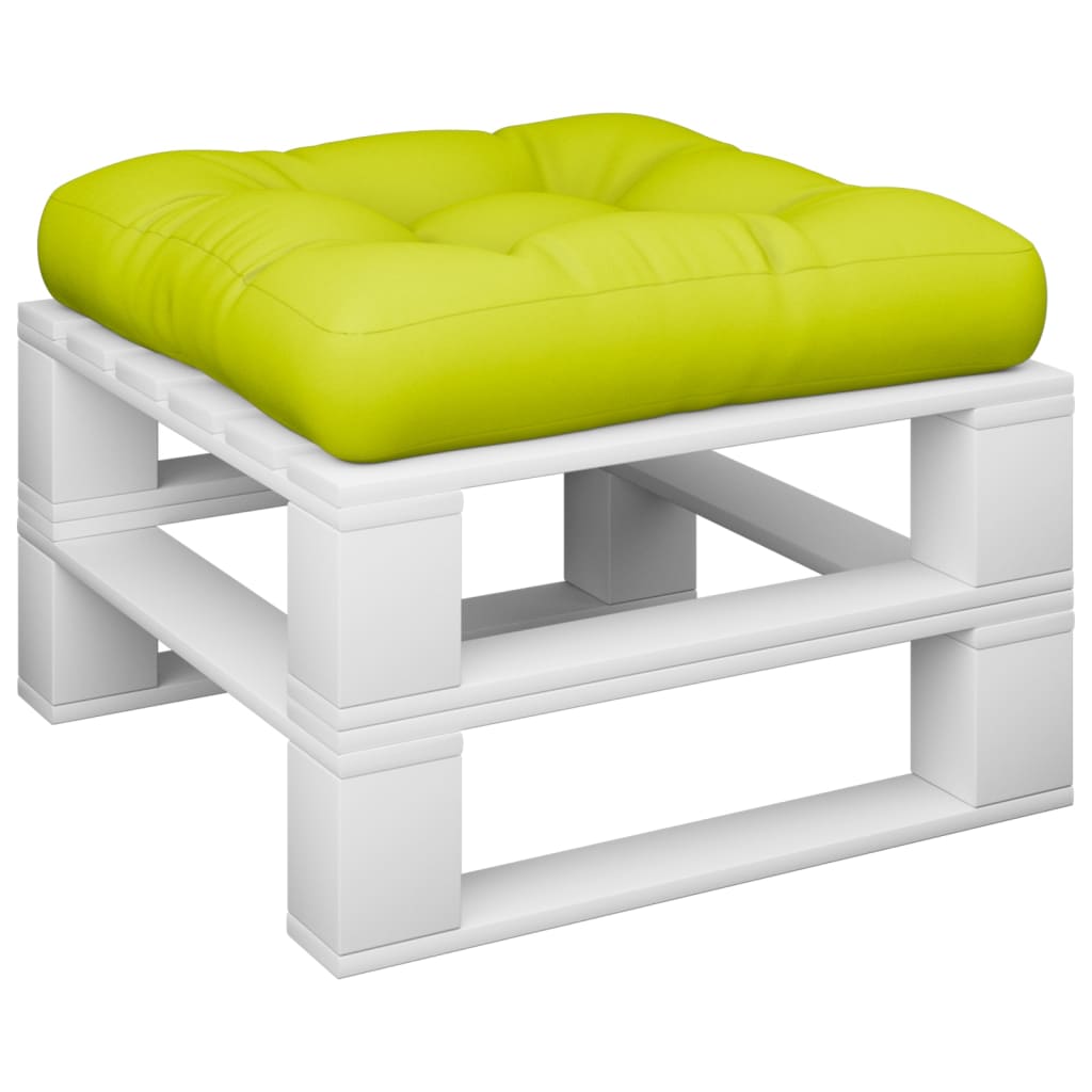 Cuscino per Pallet Verde Brillante 50x50x12 cm in Tessuto | homemem39