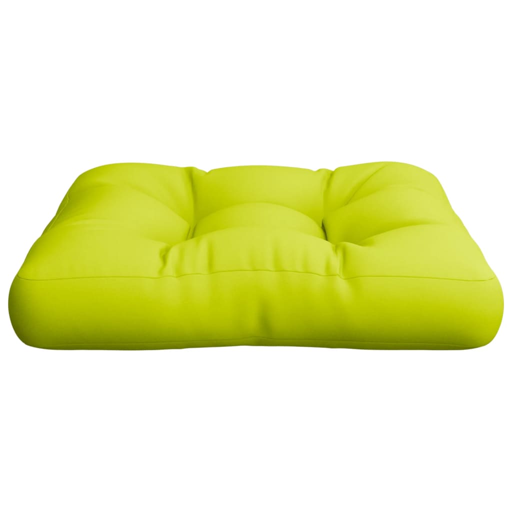 Cuscino per Pallet Verde Brillante 50x50x12 cm in Tessuto | homemem39
