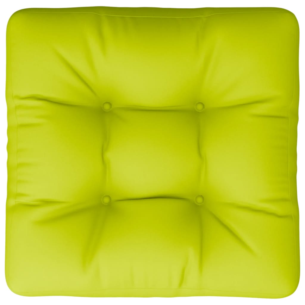 Cuscino per Pallet Verde Brillante 50x50x12 cm in Tessuto | homemem39