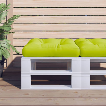 Cuscino per Pallet Verde Brillante 50x50x12 cm in Tessuto | homemem39