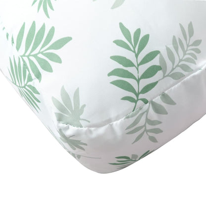 Cuscino per Pallet con Motivo a Foglie 50x50x12 cm in Tessuto
