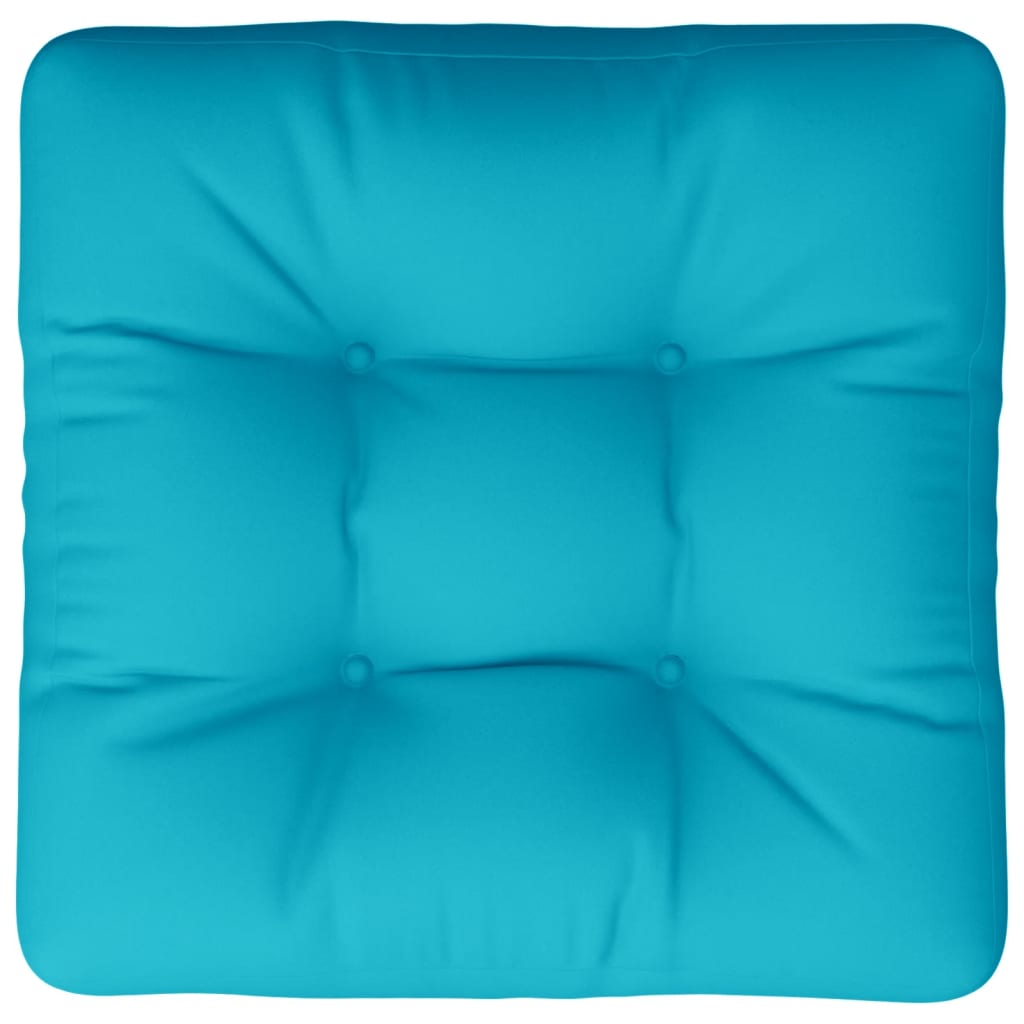 Cuscino per Pallet Turchese 50x50x12 cm Tessuto | homemem39