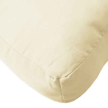Cuscino per Divano Pallet Crema 60x60x12 cm | homemem39