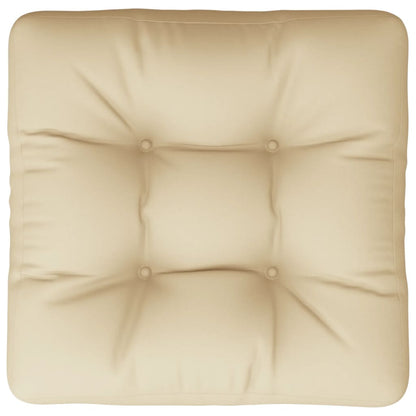 Cuscino per Pallet Beige 60x60x12 cm in Tessuto | homemem39