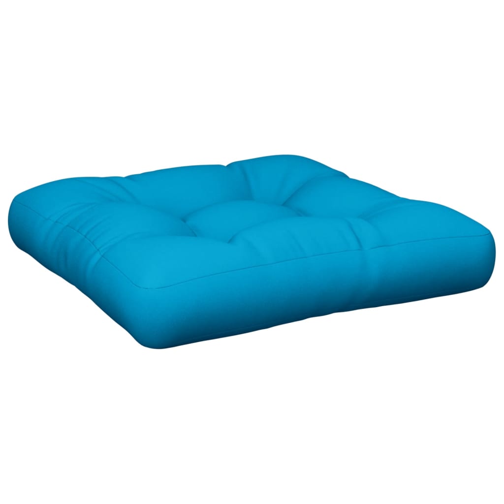 Cuscino per Pallet Blu 60x60x12 cm in Tessuto | homemem39