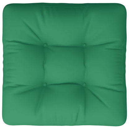 Cuscino per Pallet Verde 60x60x12 cm in Tessuto